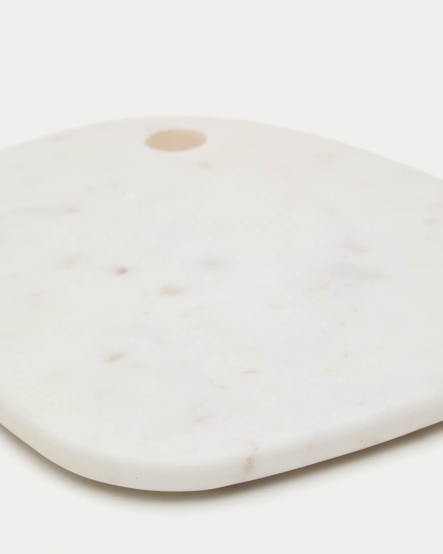 Obar white marble serving board