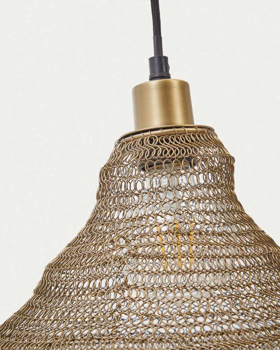 Sarraco gold metal ceiling lamp Ø 48,5 cm