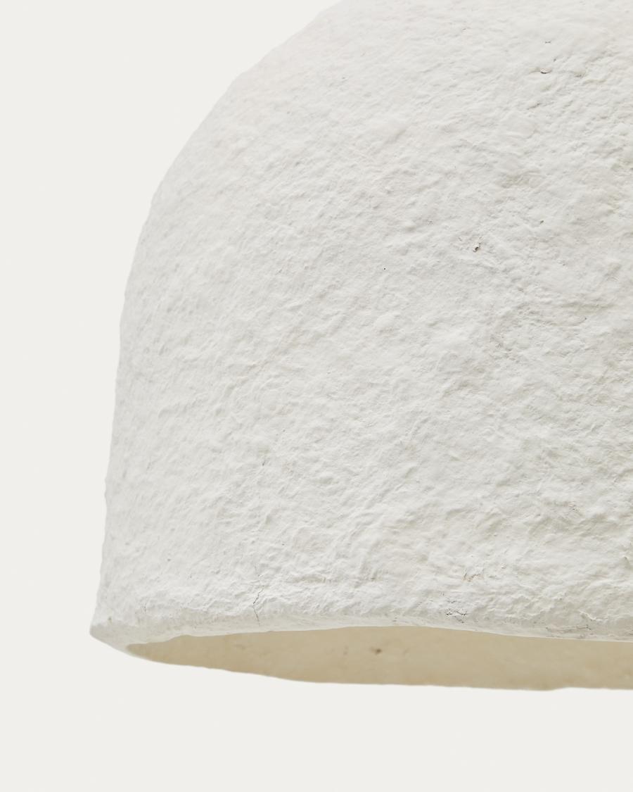Sineu white papier-mâché ceiling lamp Ø 34,5 cm
