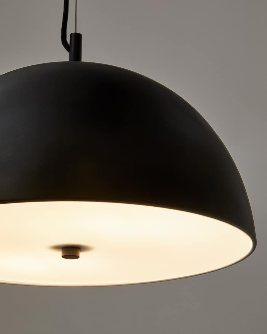 Catlar metal ceiling lamp in a black painted finish Ø 40 cm