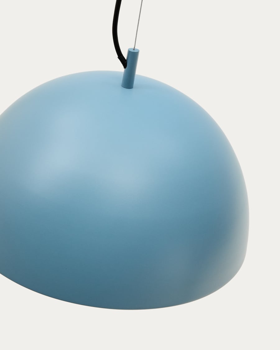 Catlar metal ceiling lamp in a blue painted finish Ø 40 cm