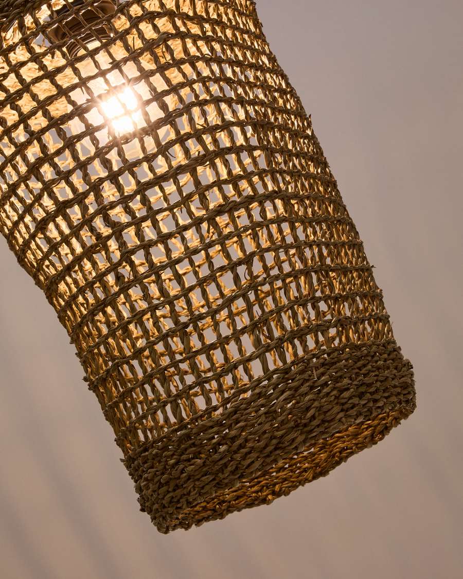 Laiar rattan ceiling lamp shade in a natural finish Ø27 cm