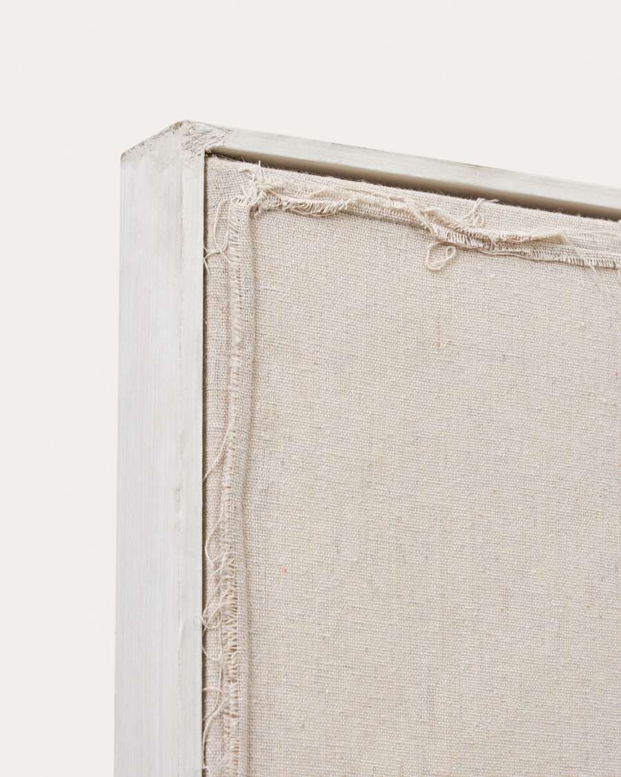 Maha white wall hanging with horizontal line 110 x 220 cm