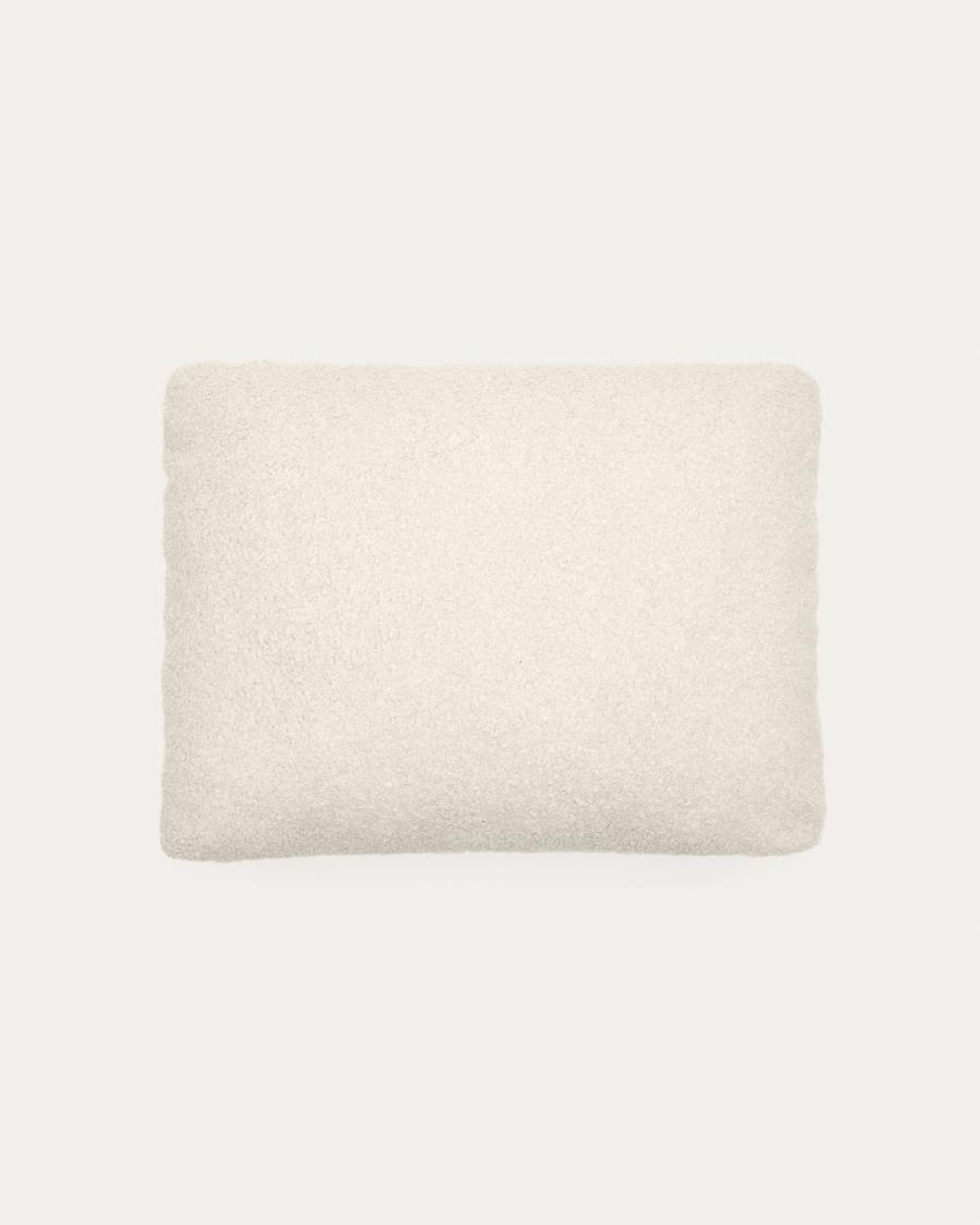 Martina ecru bouclé cushion 47 x 36cm