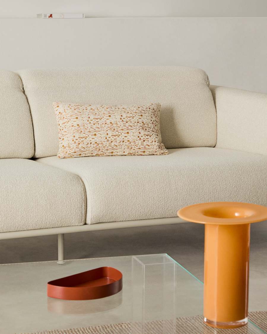 Multicoloured jacquard Manma cushion cover 30 x 50 cm