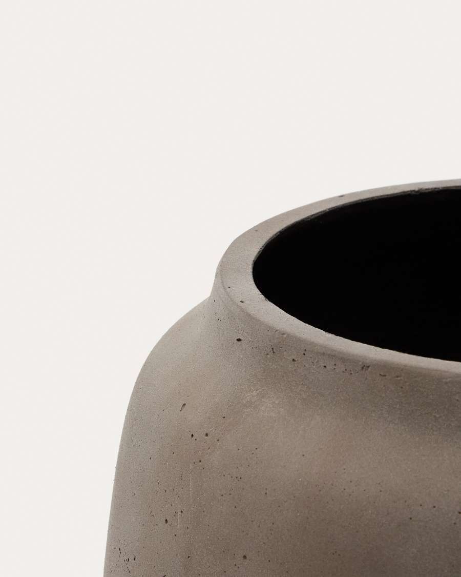 Lira terracotta-effect planter Ø40cm
