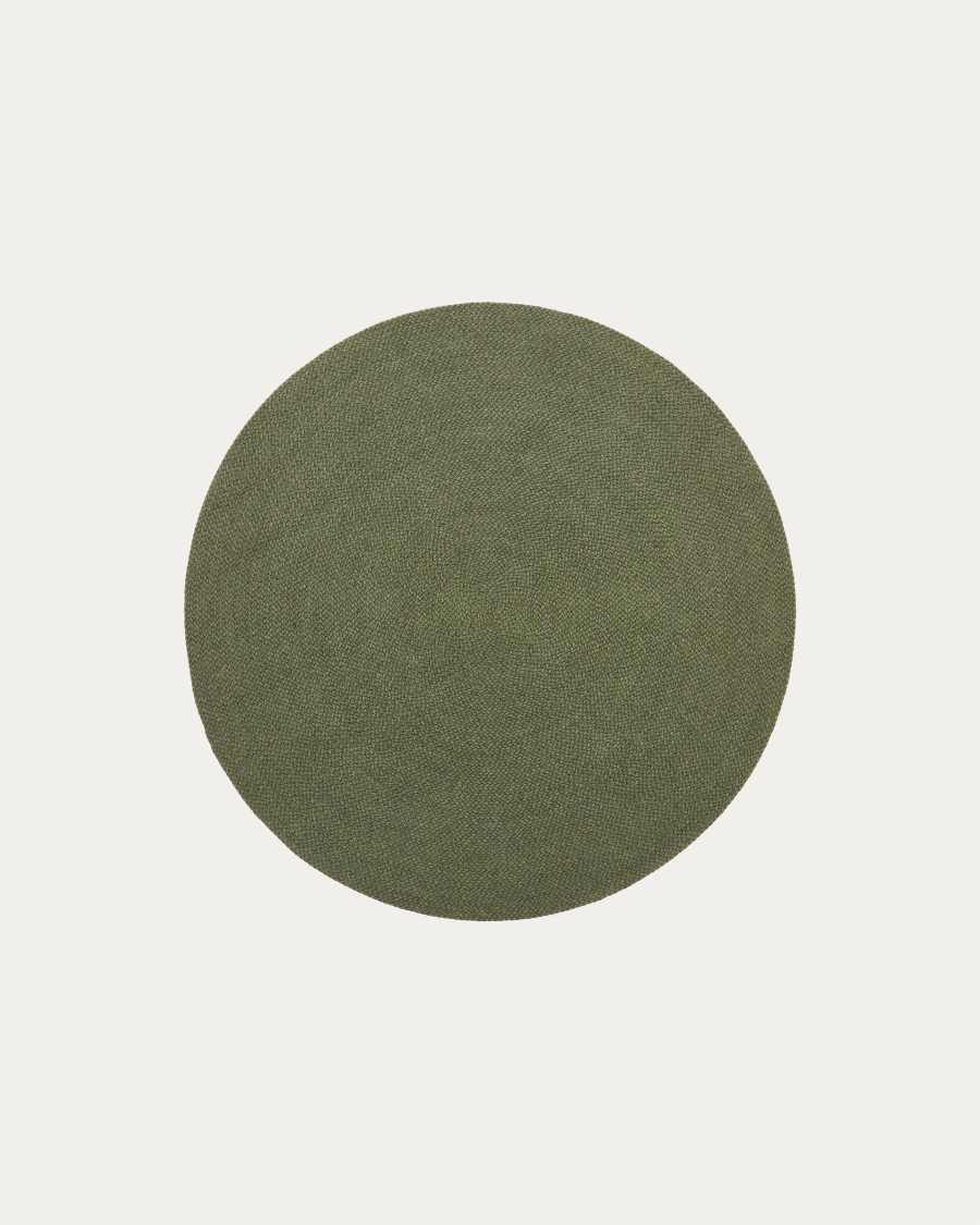 Rug Despas in synthetic fibers green Ø150 cm