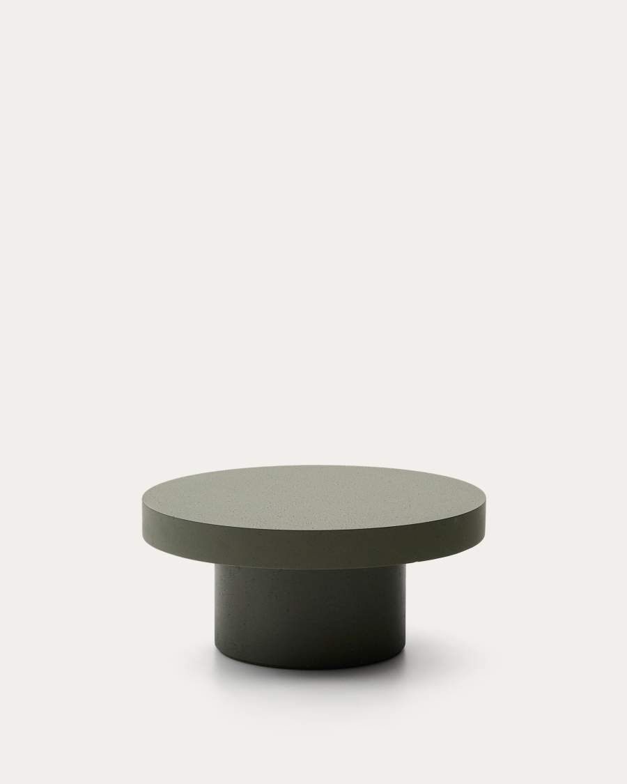 Aiguablava green cement coffee table Ø66cm