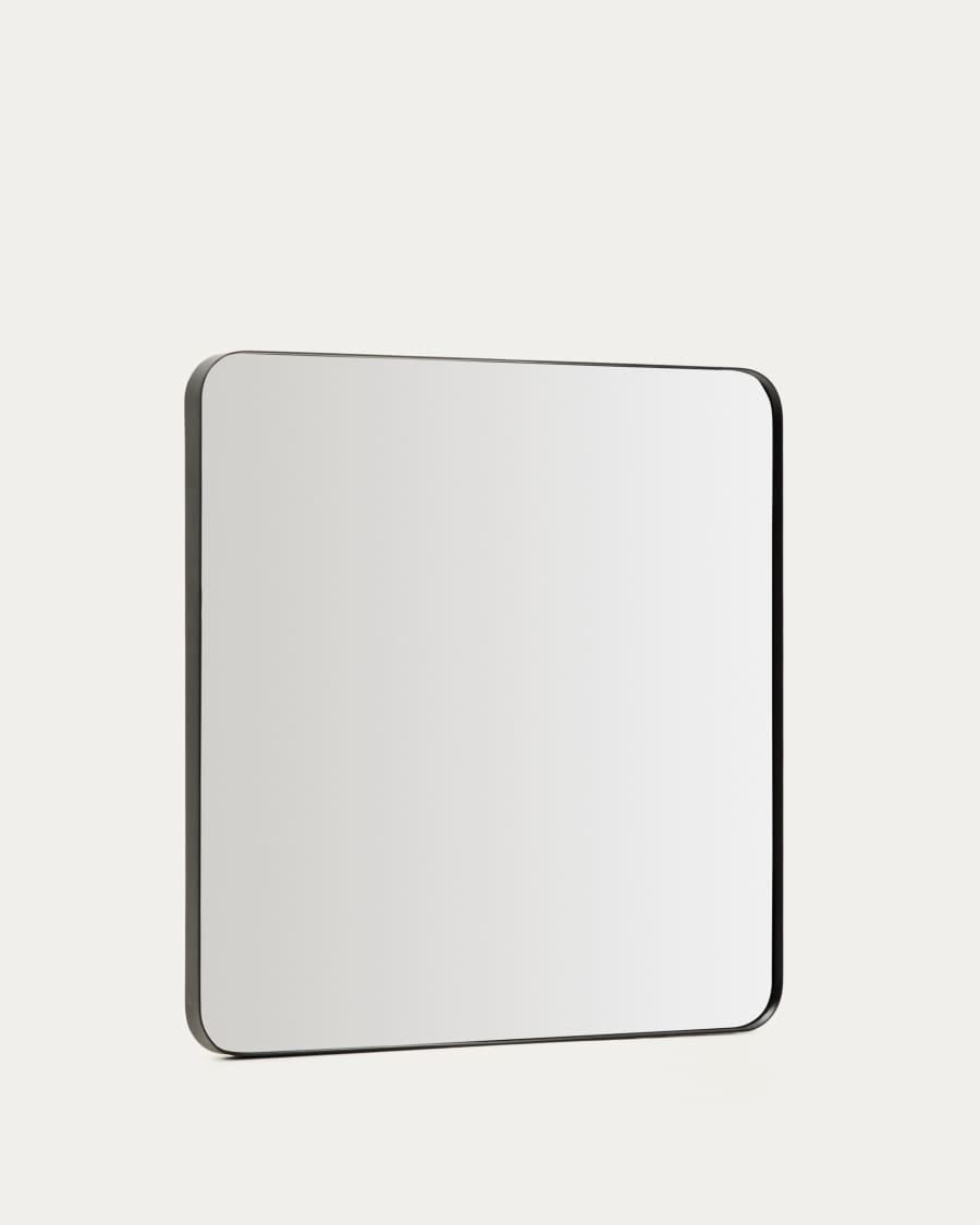 Marco black metal mirror 60 x 60cm