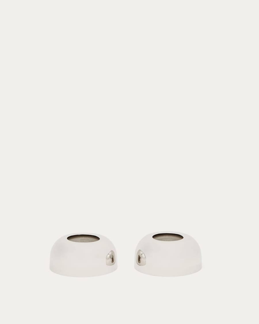 Nirela set of 2 stainless steel egg cups