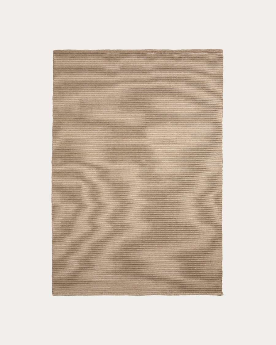 Rug Ardelia in synthetic fibers beige 160 x 230 cm
