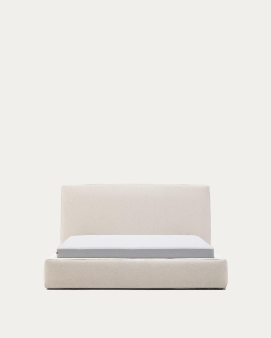 Cover for the beige Blok bed for a 160 x 200 cm mattress