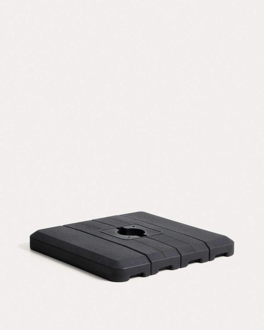 Alfaz base for cantilever parasol in black plastic 98 x 98 cm