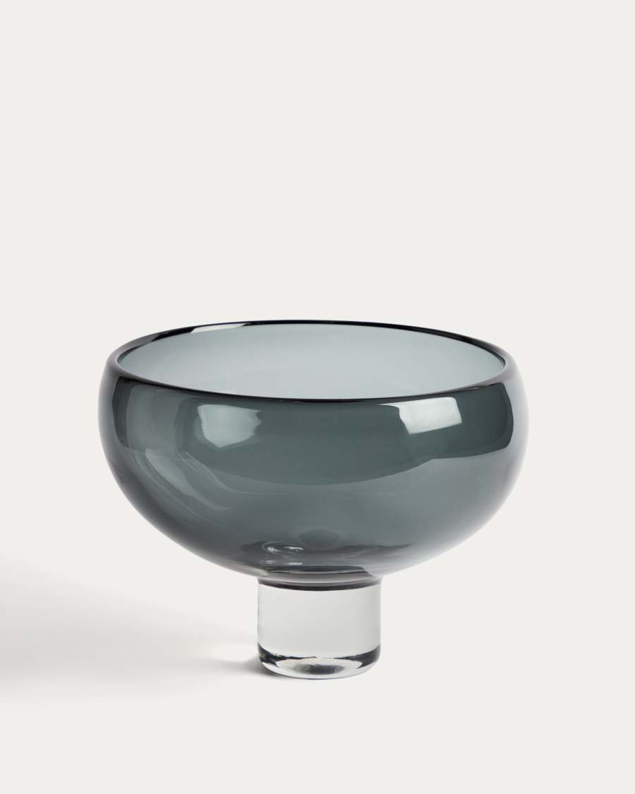Sirau grey glass centrepiece Ø29.8cm