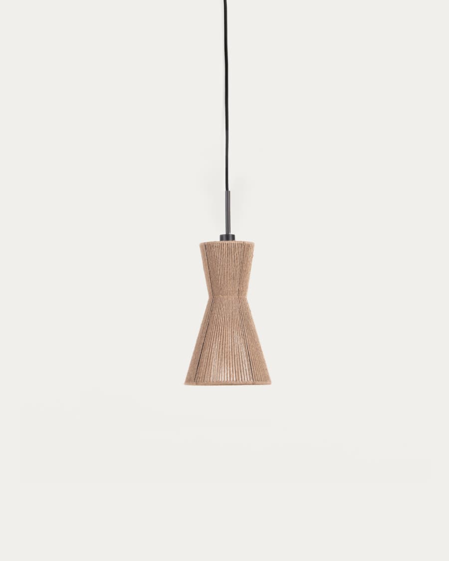Crista jute light shade with natural finish Ø 24.5 cm
