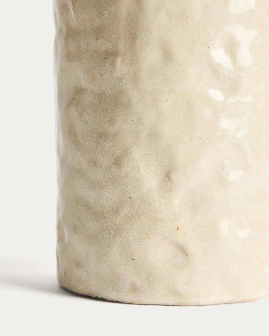 Belor white ceramic pot 22cm