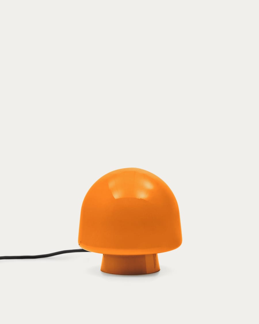Reig orange glass table lamp