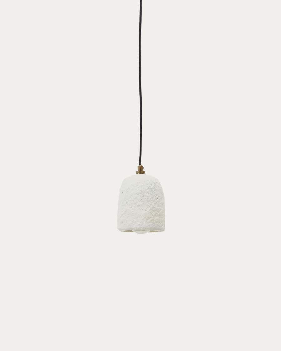 Ullaro white papier-mâché ceiling lamp Ø 11,5 cm