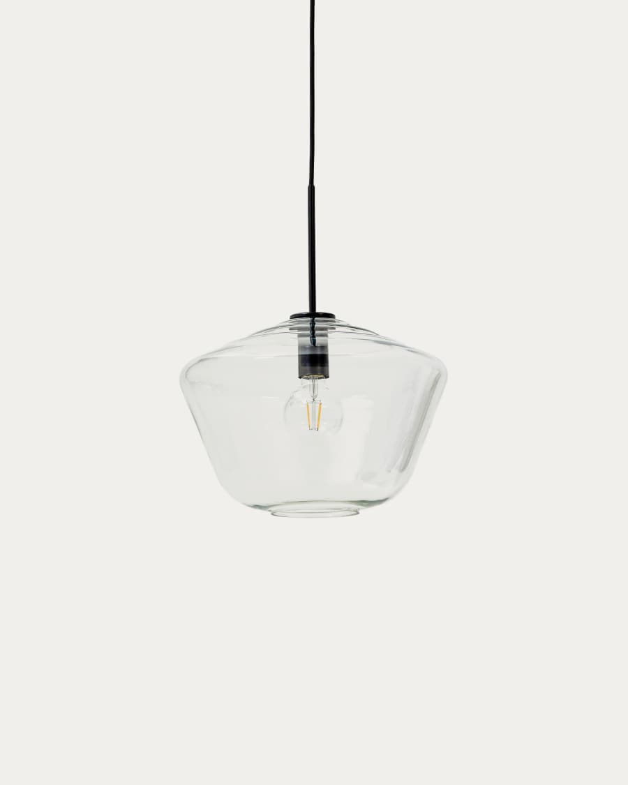 Mao glass ceiling lamp Ø 35 cm