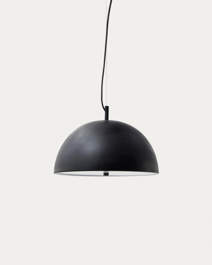 Catlar metal ceiling lamp in a black painted finish Ø 40 cm
