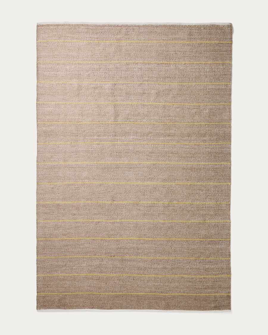 Denu beige 100% PET rug 200 x 300cm