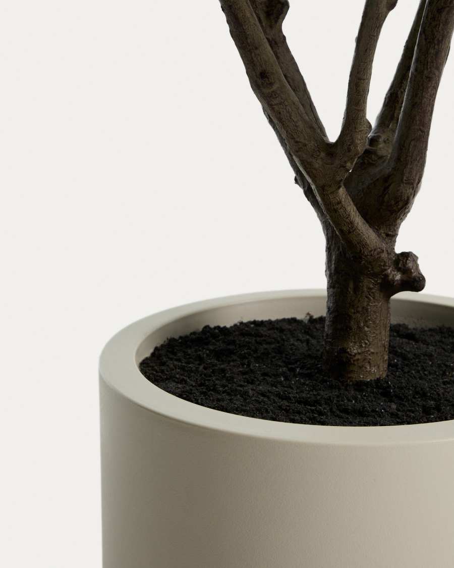 Artificial Rhus tree with white pot 185cm