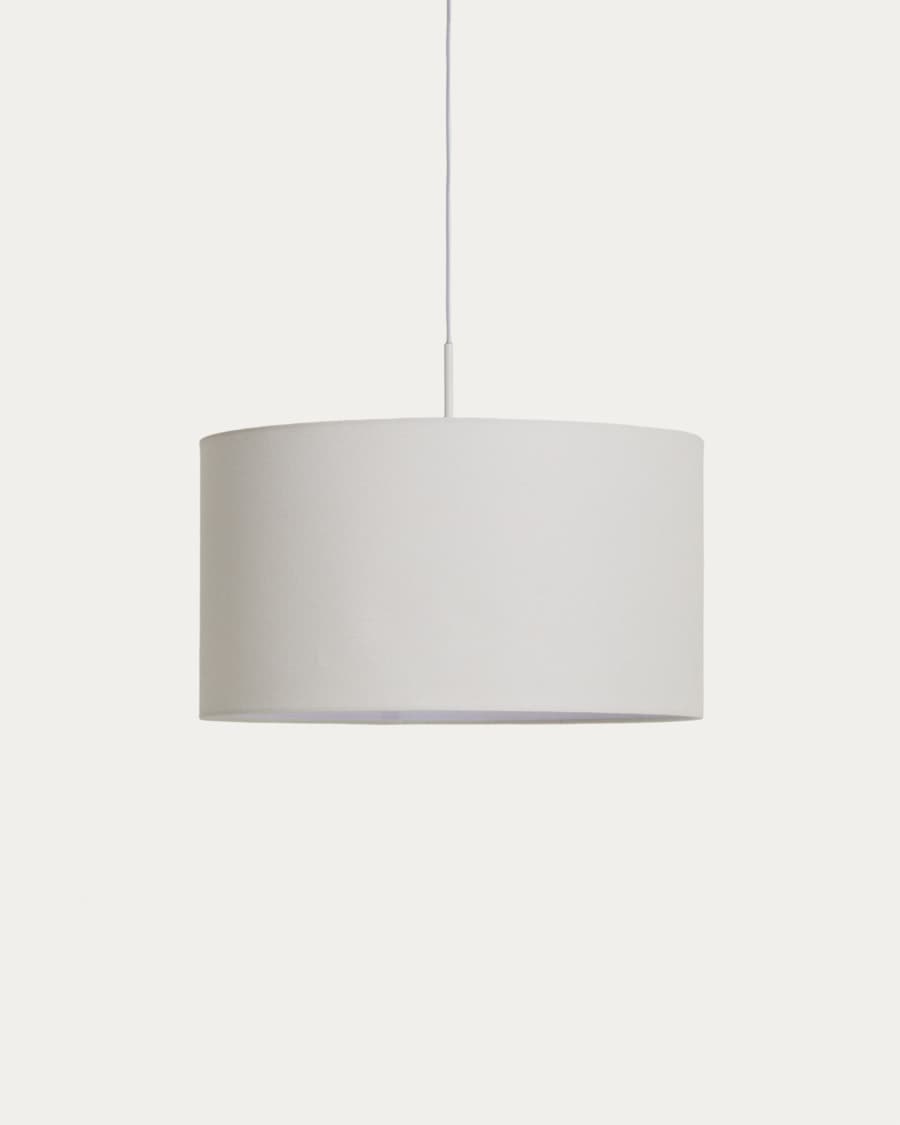Niani ceiling lamp shade in ivory-coloured cotton Ø45cm