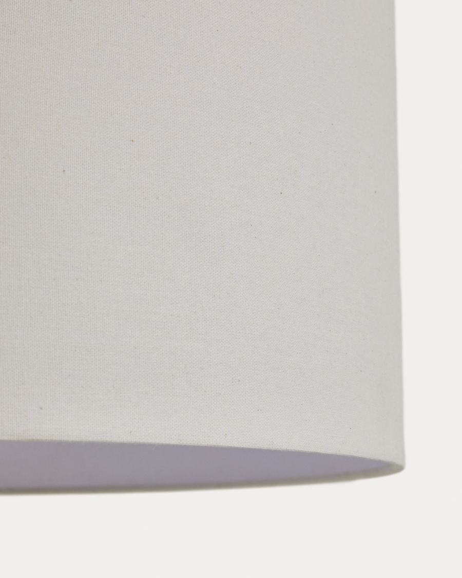 Niani ceiling lamp shade in ivory-coloured cotton Ø45cm