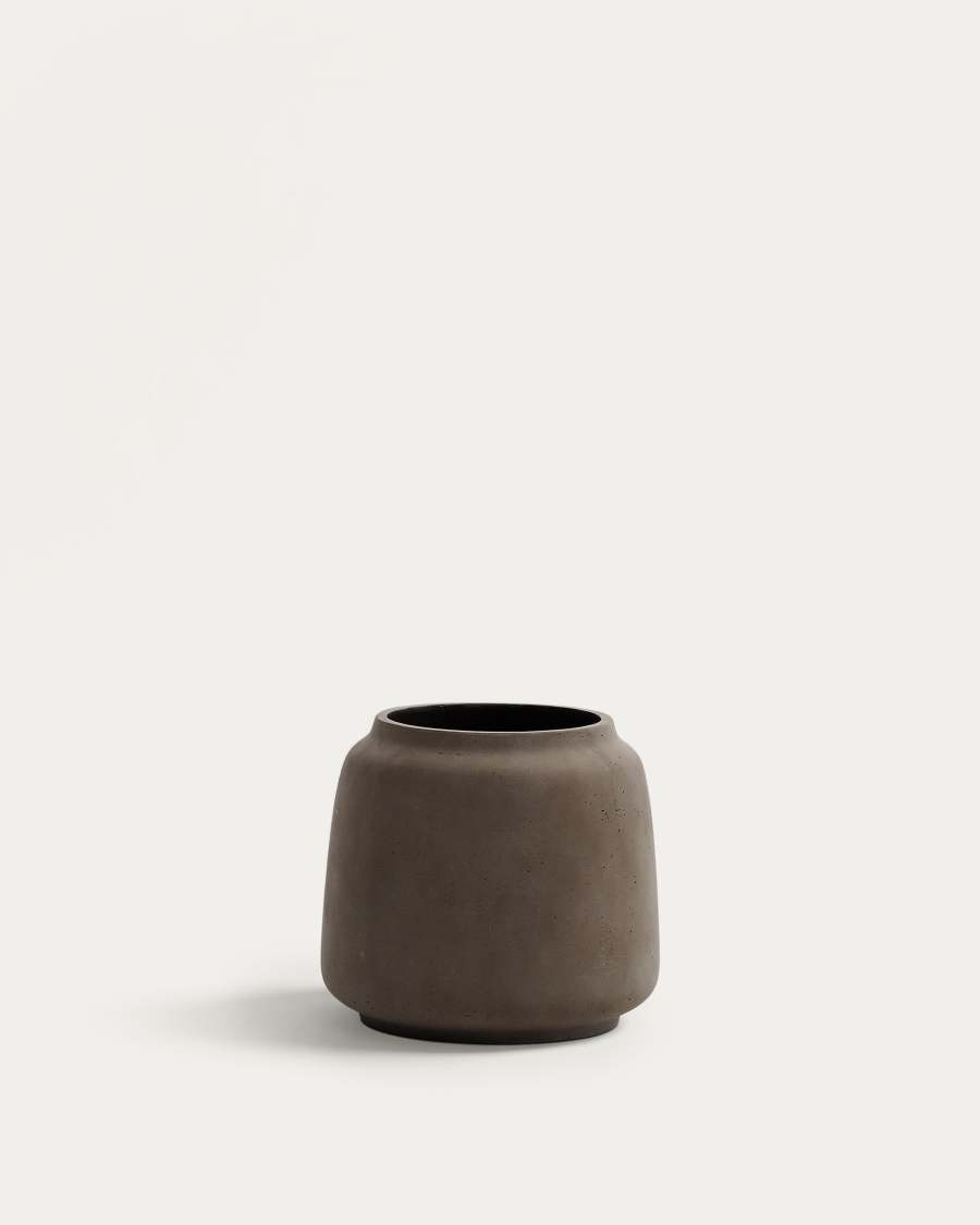 Lira terracotta-effect planter Ø40cm