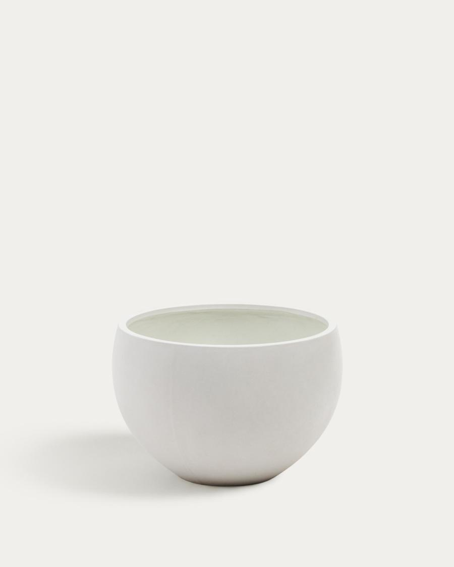 Grau White Cement Planter Ø 72 cm