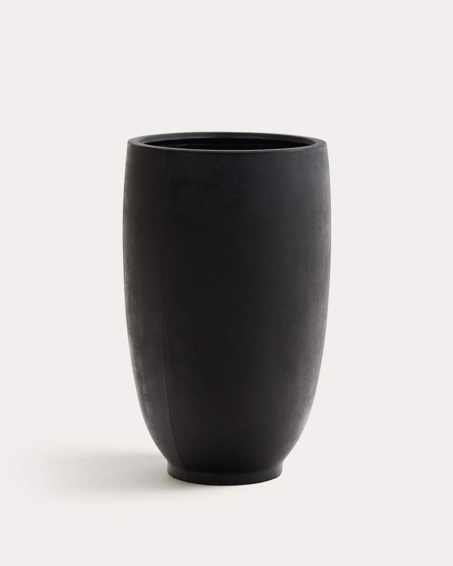 Aiguablava Black Cement Planter Ø 75 cm