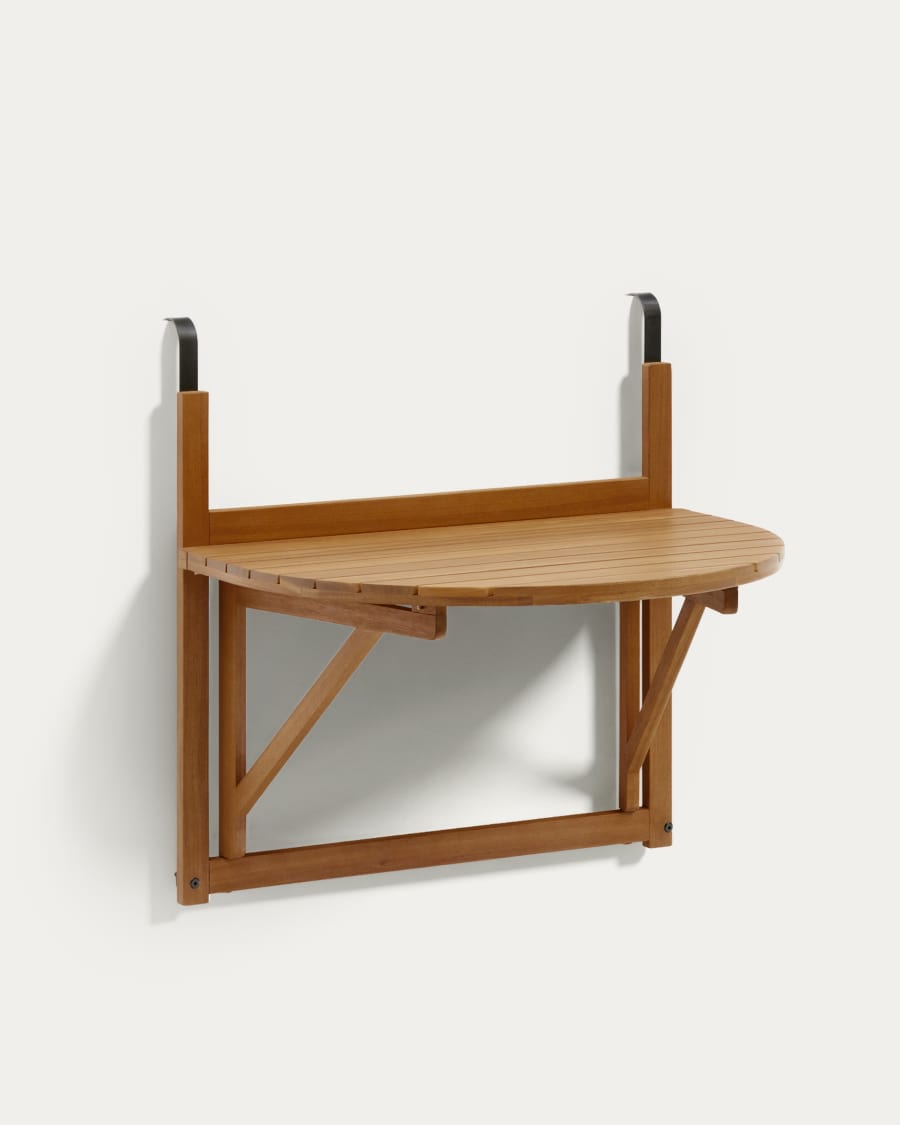 Amarilis Klapptisch für den Balkon aus massivem Akazienholz 50 x 70 cm FSC 100%