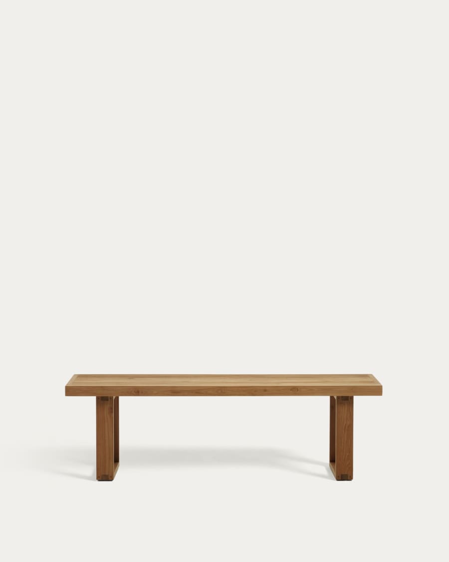 Canadell 100% outdoor bench in solid teak wood, 170 cm