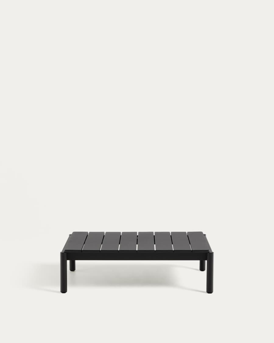 Sorells coffee table in gray aluminum 89 x 91 cm