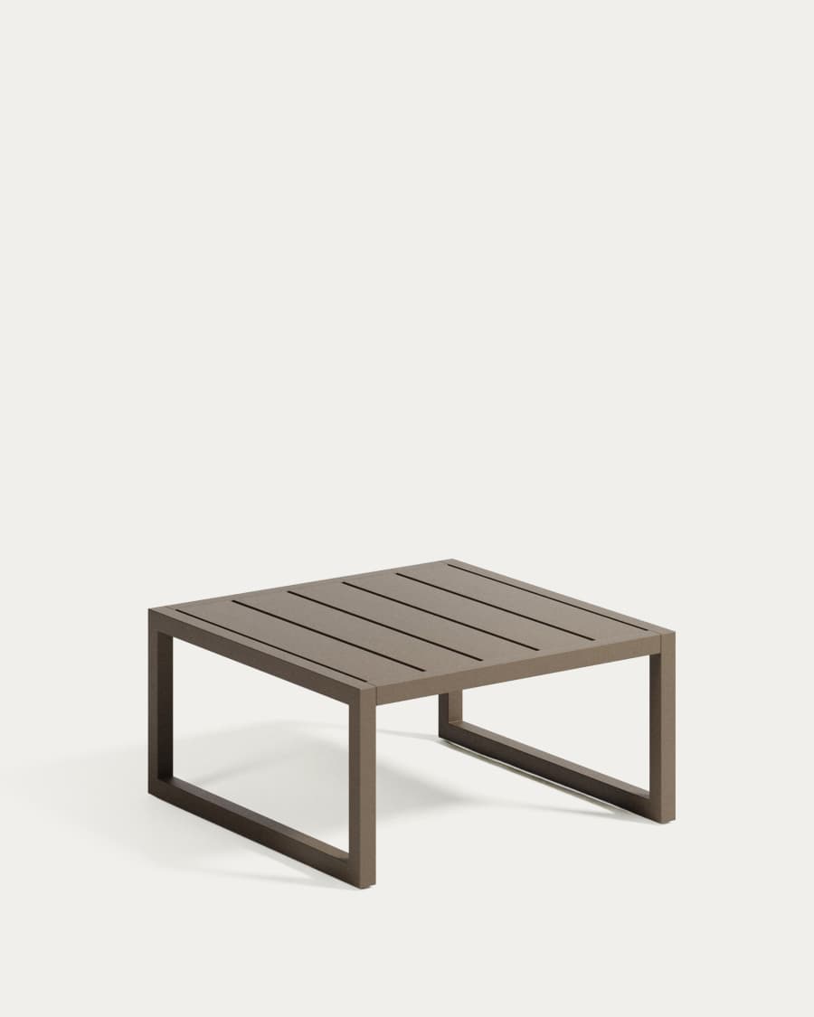 Comova 100% outdoor side table made from green aluminium, 60 x 60 cm