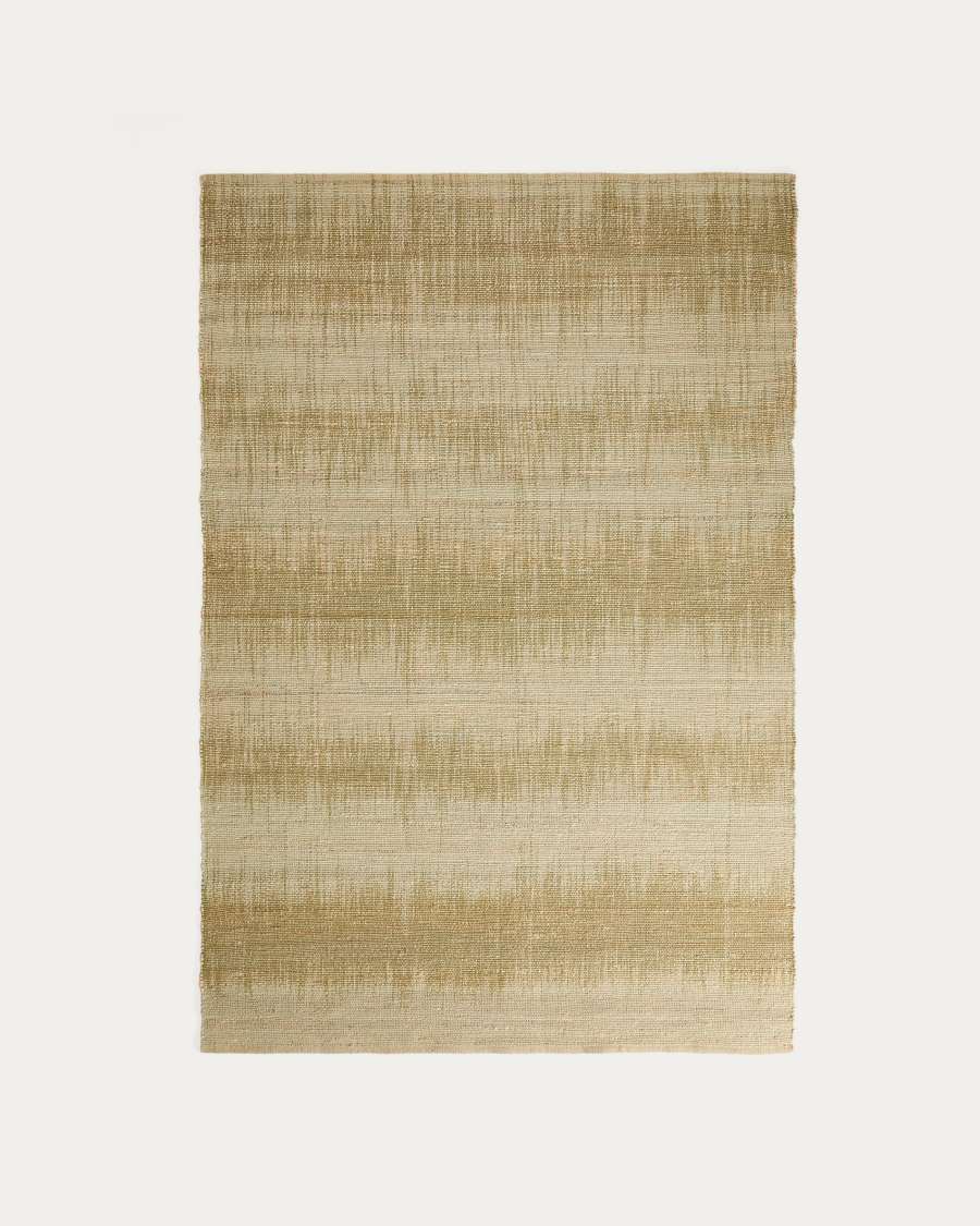 Lirmo green jute rug 160 x 230cm