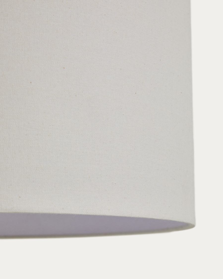 Niani ceiling lamp shade in ivory cotton Ø60cm