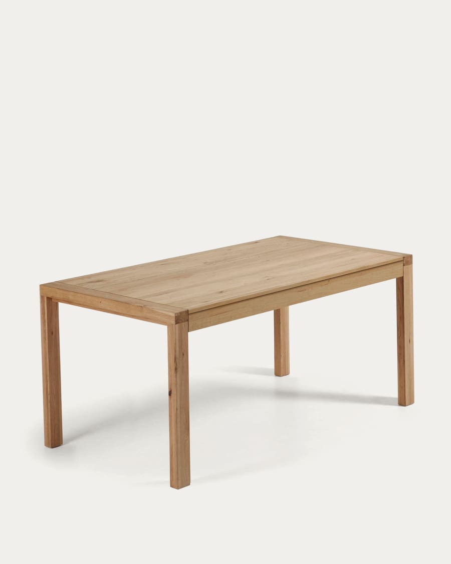 Kave Home Briva natural oak extendable dining table — Rooms&you