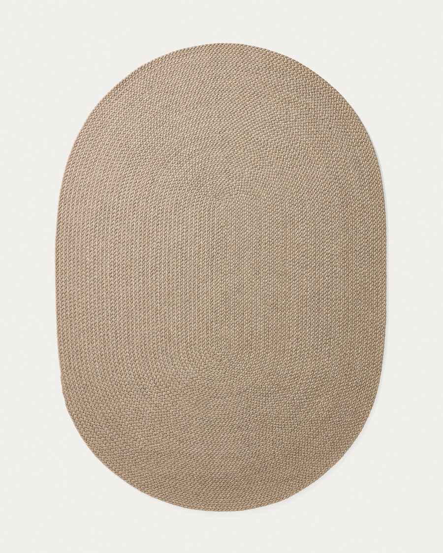 Despas beige synthetic fibre rug 200 x 300cm