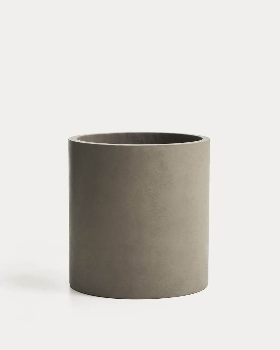 Aiguablava grey cement planter Ø 52cm