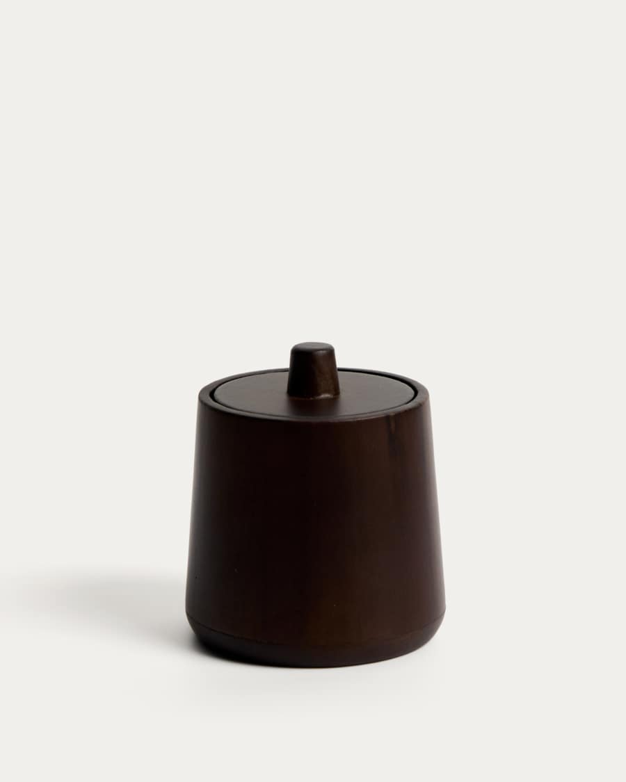 Eide pot made of FSC 100% dark hevea wood