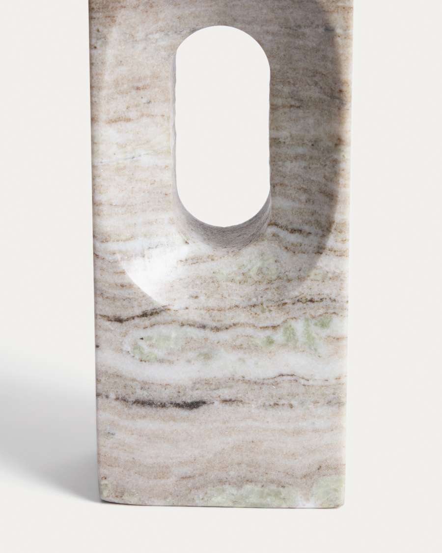 Tesh beige marble sculpture 26 cm