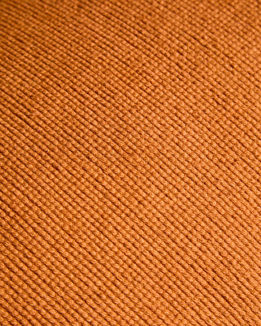 Lunor cushion cover with orange contrasting trim 30 x 50 cm