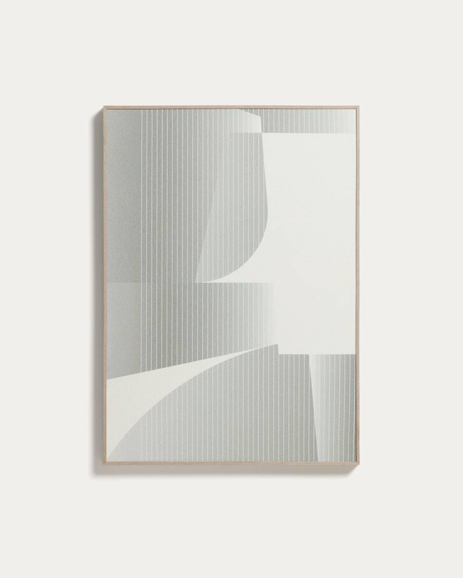 Imaro abstract picture in greenish-grey 50 x 70cm