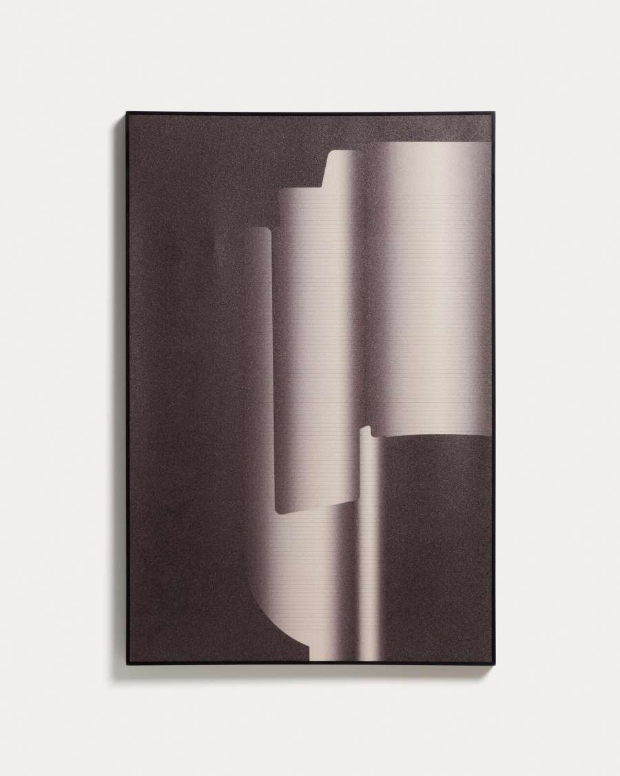 Imaro abstract picture in brown 60 x 90cm