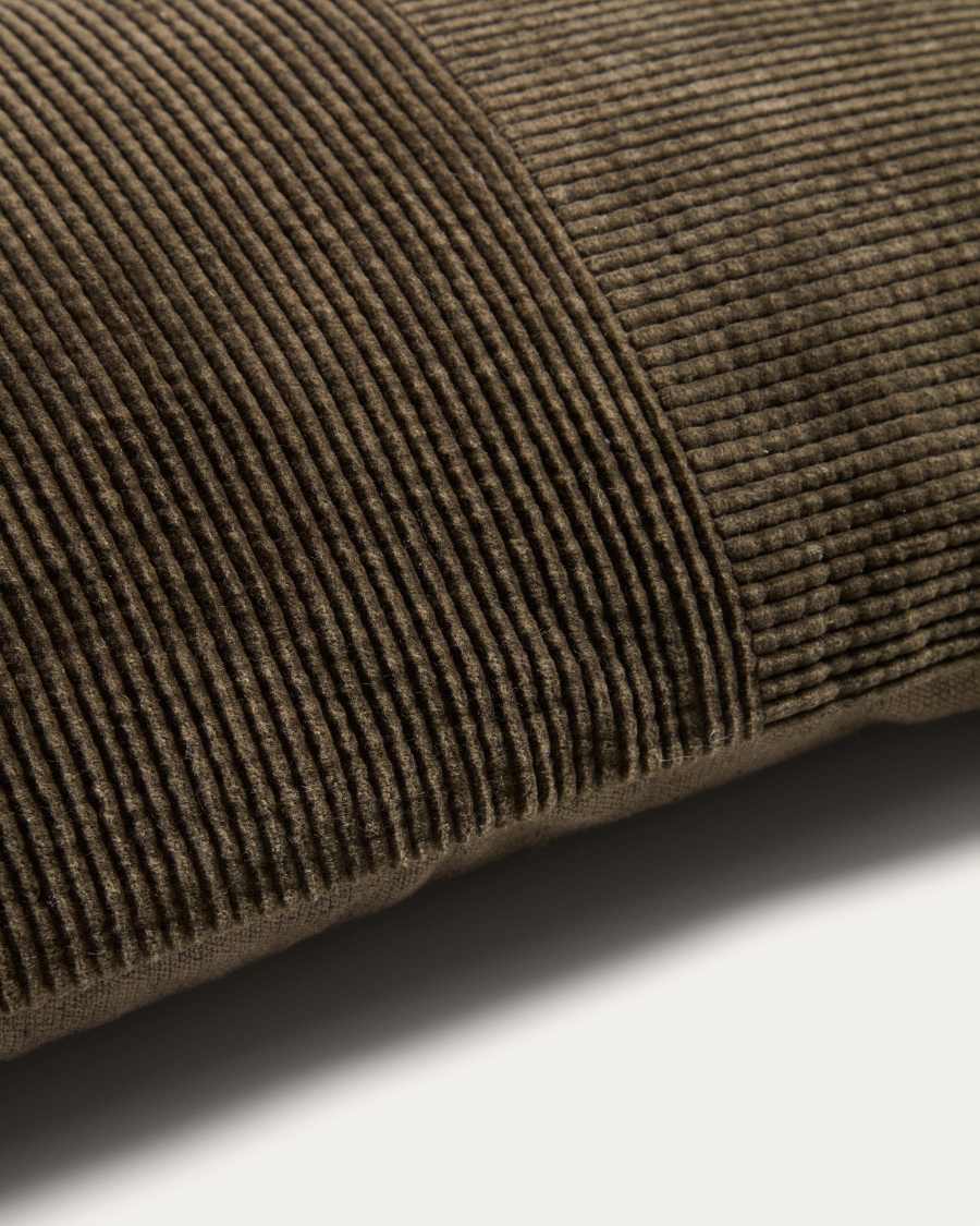 Seliria green 100% cotton corduroy cushion cover 30 x 50 cm