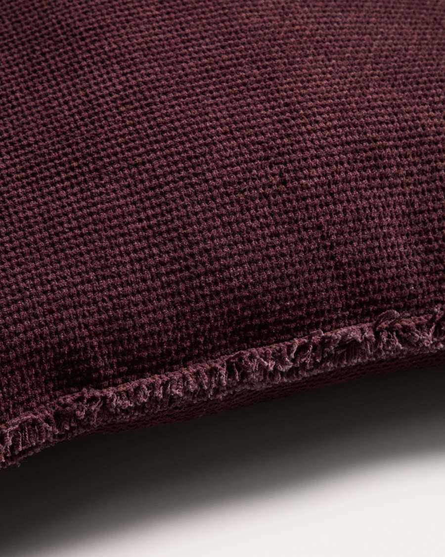 Meral chocolate brown cushion cover 45 x 45 cm