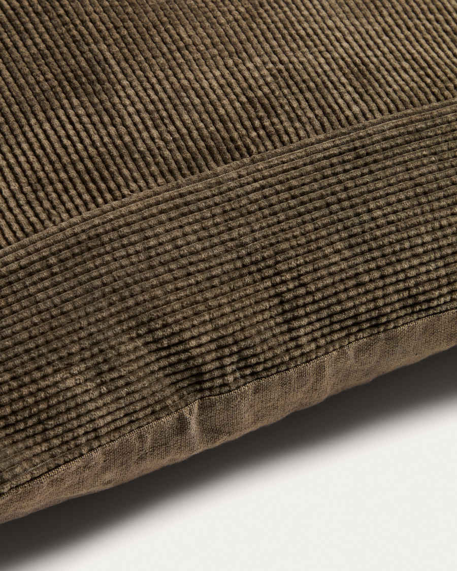 Seliria green 100% cotton corduroy cushion cover 50 x 50 cm