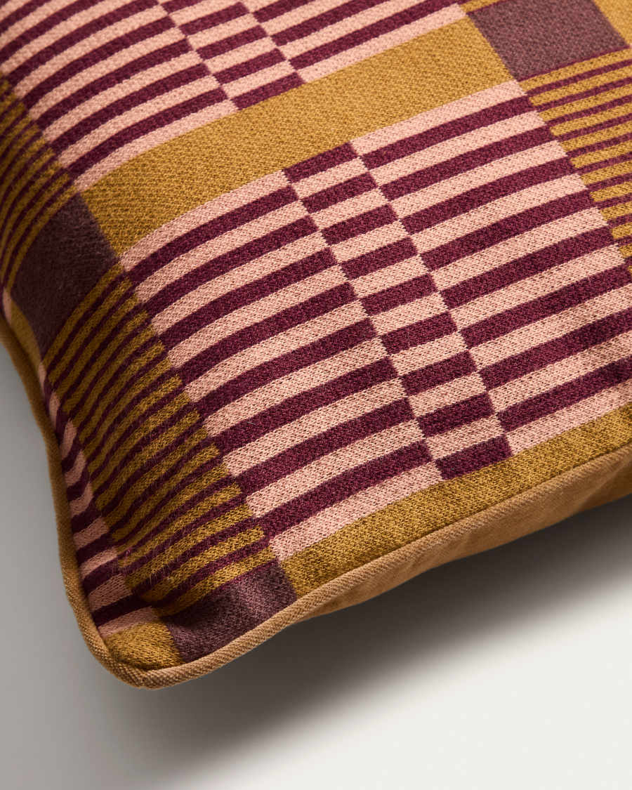 Ately 100% cotton multicoloured cushion cover 45 x 45 cm