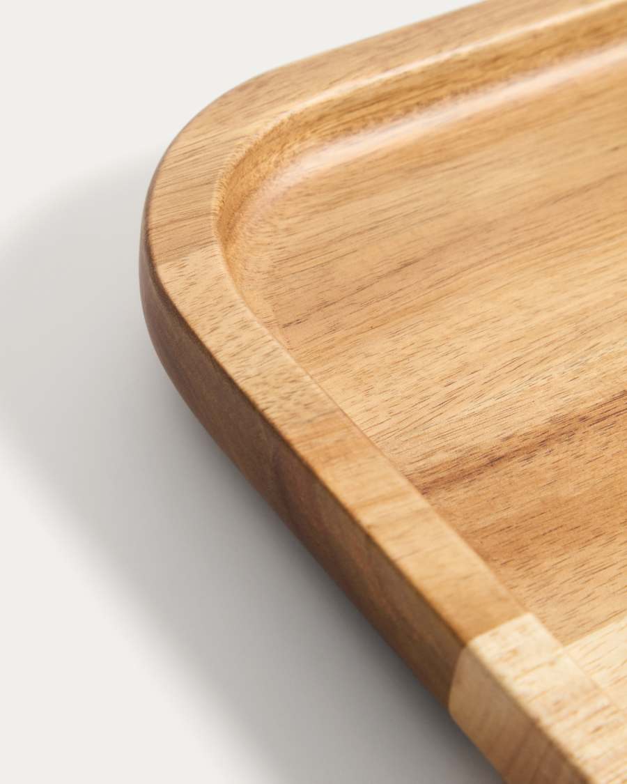Milvara tray in acacia wood and rubberwood 28 x 23cm FSC 100%